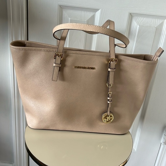 Michael Kors Handbags - Tan/Khaki Michael Kors Tote Bag